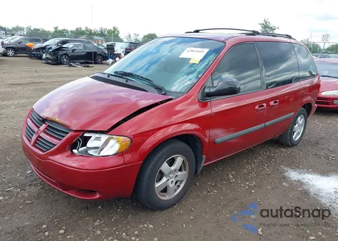 2007 Dodge Caravan Sxt z USA, uszkodzony, nr VIN 1D4GP45R07B161281